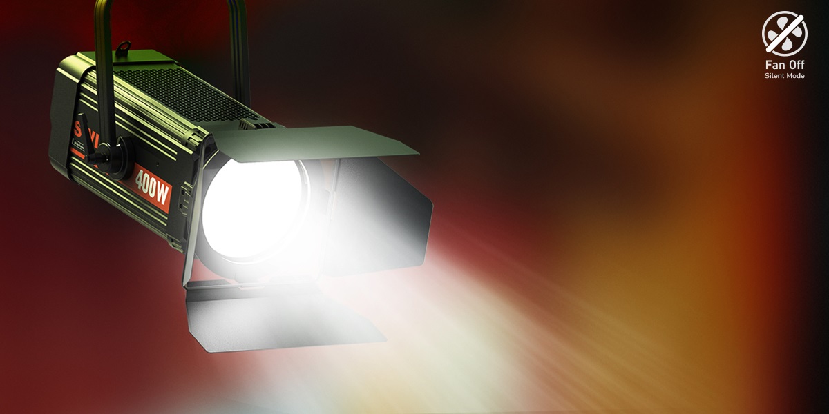 Đèn Fresnel COB-LED Studio hai màu 400W SWIT FL-C400D - Nam Long AV Đèn Fresnel COB-LED Studio hai màu 400W SWIT FL-C400D - Nam Long AV