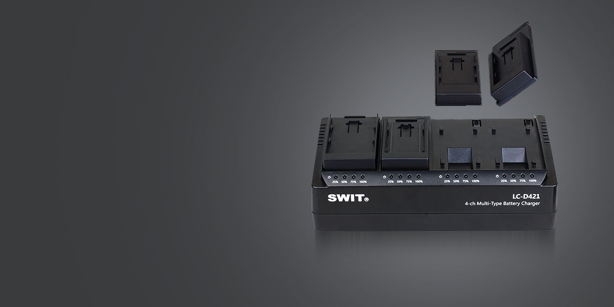 Bộ sạc SWIT LC-D421 sạc pin DV đa năng - Nam Long AV