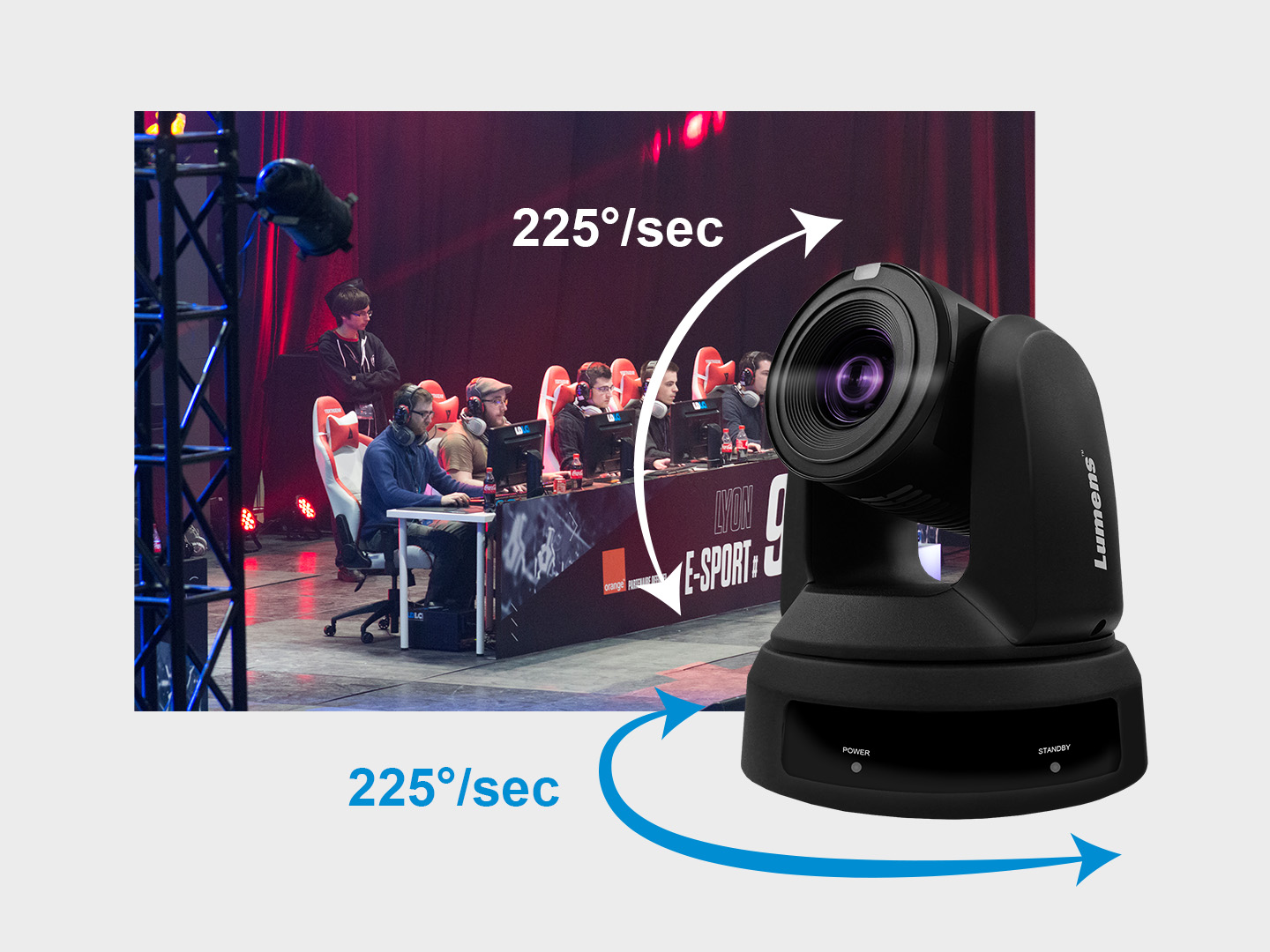 Camera PTZ Lumens VC-A53 – Nam Long AV Camera PTZ Lumens VC-A53 tốc độ cao - Nam Long AV