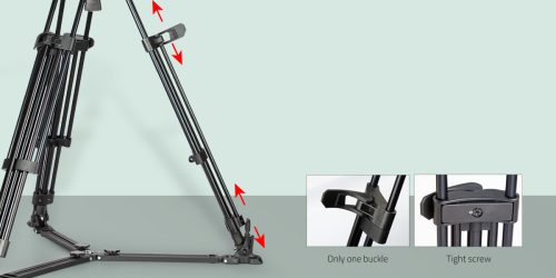 Chân máy quay Carbon chịu tải 15KG SWIT TOWER150C - Nam Long AV