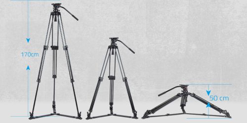 Chân máy quay Carbon chịu tải 15KG SWIT TOWER150C - Nam Long AV