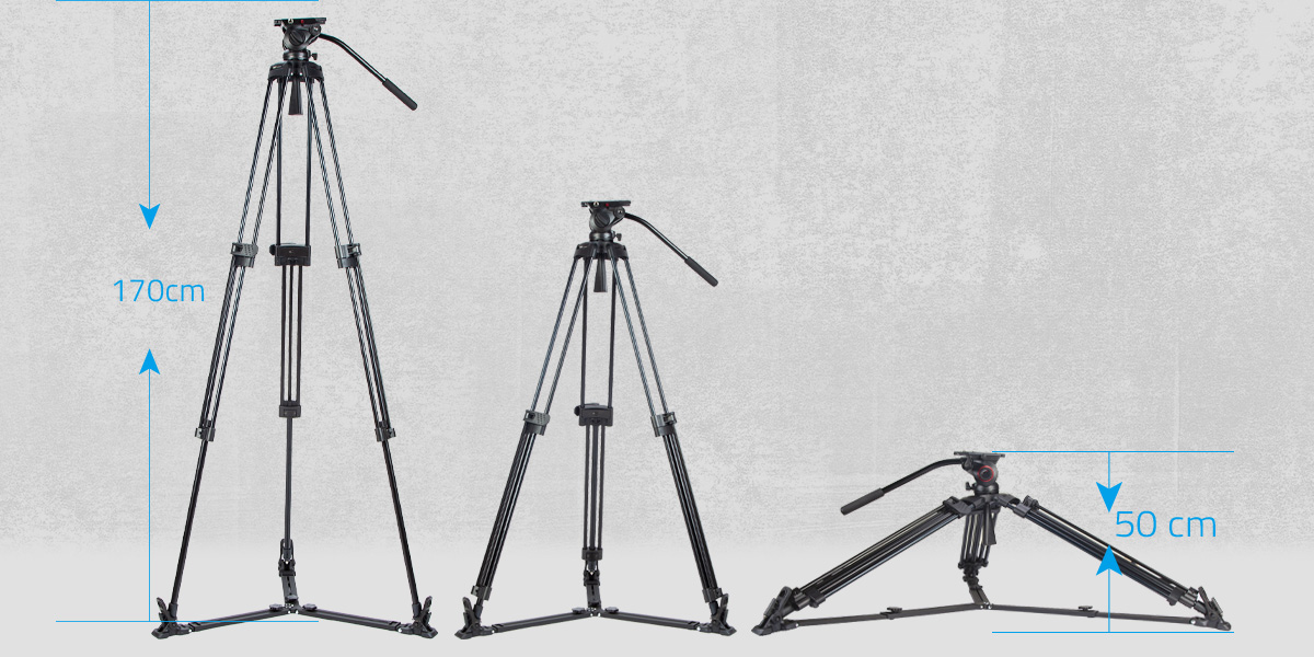 Chân máy quay Carbon chịu tải 15KG SWIT TOWER150C - Nam Long AV